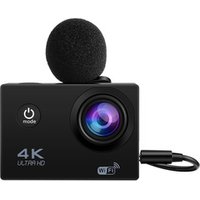 Microphone Ultra 4K HD Action Camera Sport with WIFI and Remote Control