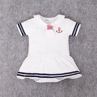 Plain 100% Cotton Polo Romper