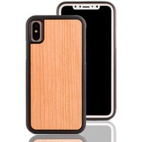 ECO-Friendly phone case 2019 Handmade tpu with Wood Cell Phone Accessory For iPhone 7,Custom Wood logo case For iPhone XS max