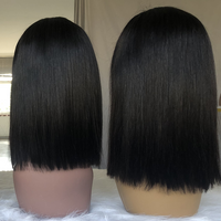 Wholesale Straight Bob Wigs Virgin Human Hair Lace Front Wigs Brazilian Swiss Lace Transparent