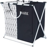 Double Sorter Laundry Basket Aluminium Handles