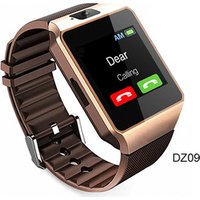 2019 multi-function touch screen smartwatch DZ09 smart watch with camera MP3 playback support SIM card 380mA