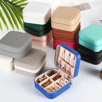 Alibaba Get 21% Off Custom Logo PU Leather Travel Jewelry Box for Rings More