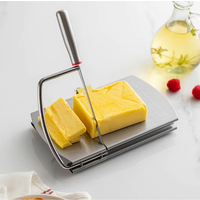 Multipurpose Cutting Tools Manual Effortless Slicing Butter Cutter Machine Ham Sausage Cutter Stainless Steel Cheese Slicer