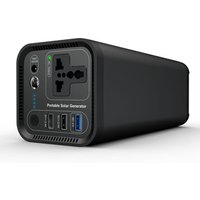 Solar ac power Kit 40000mAh battery pack 3 port USB power bank