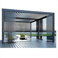 Used Automatic Waterproof Aluminium Pergola Canopy