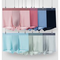Wholesale Soft Quick Dry Breathable Plus Size 9 Colors Spandex Nylon Fabric Men's Boxer Briefs for Daily Wear Underwear