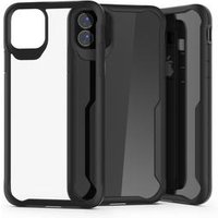 ThinQ Soft Silicone+Transparent PC Armor Protective Back Full Cover phone shell Case for Iphone 11 2019 XI
