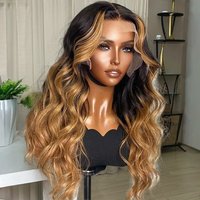 Customize Glueless Human Wigs Vietnamese Human Hair Wigs 5*5 Lace Closure Wigs Mix Ombre Human Swiss Lace Body Wave Styles