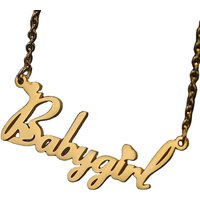 Personalized Infinity Necklace Sterling Silver Name Necklace Personalized Custom Name Babygirl Heart Series Jewelry