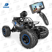 2.4Ghz 1/16 4WD Remote Control Car with FPV HD Camera & Dual Control RC Mode Speed Vehicle for Children Adult-Black