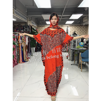 African Print Traditional Batik Long Dress