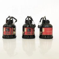 BPA Free 60g Customized Logo Sticker Label Portable Protein Container Supplement Protein Powder Funnel With Keychain