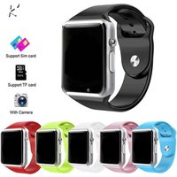 2019 Wireless WIFI Smart Watch A1 Sport Wrist Watch For Apple and Android With Camera FM Support SIM Card Watch
