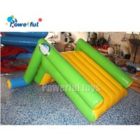 Water Park Games PVC Air Tight Inflatable Dock Sea Lake Floating Yacht Pontoon Inflatable Mini Water Pool Slide