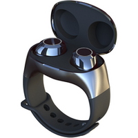 Wrist Bluetooth Headset Watch type Wireless Earbuds 5.0 Portable sport Mini Headphone HM50