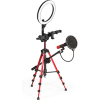 Tiktok stand selfie ring light with tripod for phone video live streaming fill light bracket vlog makeup and youtube