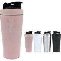 Custom LOGO 24oz 750ML Sport Metal Water Bottle Gym Mixer Single Wall Sports 18/8 Stainless Steel Pink Shaker Water Bottle