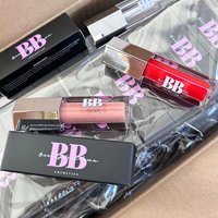 Hot Selling 5ml Round Lip Gloss Tube Double Pearl Rhinestone Skin Lipgloss Tubes Lipstick Lip Glaze Wand Tube Cosmetic Package