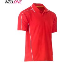 Cheap Custom Embroidery Logo Breathable Polyester Mesh Orange Company Staff Workwear T-shirt Polo T Shirt with Reflective Piping