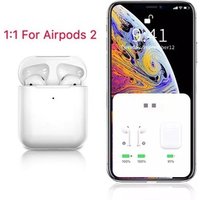 Top quality wireless bluetooth earbuds Animated Popup Windows original earphones 1:1 For Airpods 1/2