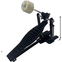 High Quality Single Step Jazz Drum Pedal Aluminum Alloy Tom Drum Hammer Set with Accessory Pedal Musical Instruments Accessories