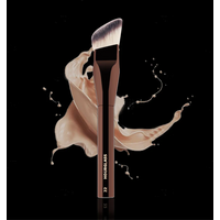 HOURGLASS Rose Gold Angled Soft Fiber Liquid Foundation & Concealer Brush Professional Makeup Tool for Face Blending 22#
