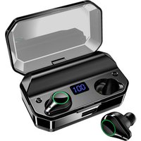 Waterproof IPX7 Bluetooth Earbuds Battery Capacity 7000mah Fast Charging Type-C Port Lcd Digital Indicator Wireless Earphone
