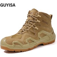 GUYISA High Quality New Safety Work Boots Waterproof and Non-slip Industrial Safety Boots