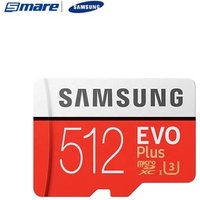 Samsung 100% Original 512GB TF Memory Cards EVO Plus High Quality 32GB 64GB 128GB 256GB 512GB Class 10 U3 Mini SD Carte SD Kort