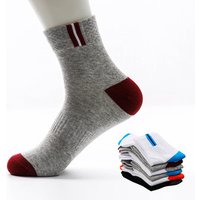 hot style cotton men's socks cotton sweat absorbent tube socks manufacturers wholesale cheap custom logo socks