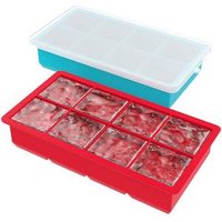 2 Pack Large Silicone Ice Cube Trays 8 Cubes Each