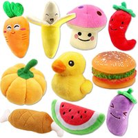 Bite Resistant Custom Interactive Plush Pet Chew Squeaky Dog Toys