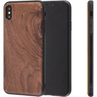 Blank Wood Phone Case Bamboo Phone Cover for iPhone 8 Wood Phone Accessory