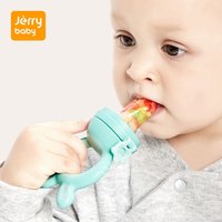 Jerrybaby Silicone Baby Pacifier Infant Nipple Soother Toddler Kids Pacifier Feeder For Fruits Food
