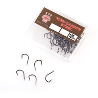 Alibaba Hot Selling High Strength Fishing Size 26 8 High Carbon Steel Barbed Hook Snell Fishing Hooks