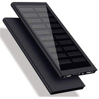 Solar power bank 20000 Mah with LED Light mobile phone emergency charger