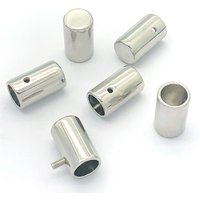 Wholesale Custom End Plugs Rope Adjustment Buckle Metal Screw Rope End Caps