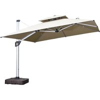Rome Umbrella Branding Parasols Umbrellas Outdoor for Restaurant Garden Umbrella with Solar Lights Wholesale Big Size Windproof