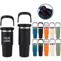 Beauchy New Style 20/30oz Stainless Steel Travel Car Mugs Powder Coated Vacuum Coffee Tumbler with Lids