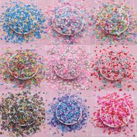 500g Goldfish Paws Flowers Mixture Polymer Clay Slices Charms Long Candy Sprinkles Beads Model Durable Non-toxic DIY Crafts