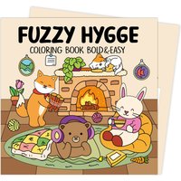 Custom Wholesale Cute and Cozy Coloring Book for Adults & Teens Printing 40-Page Bold & Easy Drawing Books for Children Kids