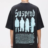 280 Gsm Cotton Oversized t Shirt for Men High Quality Men's Oversize Custom All Over Print T-shirt