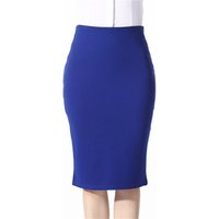 Fashion Women's Ladies Sexy Summer Bag Hip Hop Pencil Skirt Seamless Stretch Pleated High Waist Slim Mini Skirt for Office Party
