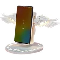 New Hot Fast Wireless Charging Dock Lighting Up 10W Angel Wings Stand Fast Charger for Huawei iPhone Samsung