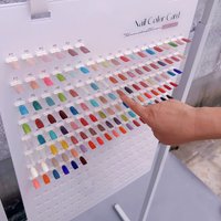 High Grade Nail Polish Gel Color test Card Detachable Acrylic 2025 Nail Enhancement Contrast New Gel Display Board