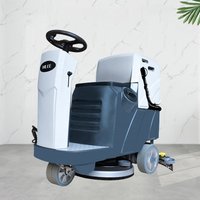 For 740MINI Ride-On Electric 24V Automatic Floor Scrubber with Vacuum Cleaning for Factory Laminate Terrazzo Floors