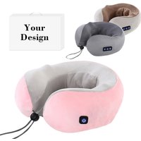 2025 New Wireless Neck Massager Portable Neck Heat Massage Pillow Rechargeable U Shaped Massage Pillow for Pain Relief