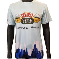 Evertop Direct Factory Supply Men's Casual Hip Hop T-Shirt Short Polyester Jersey for Sublimation Print 3D Dye OEM/ODM