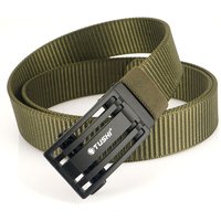 Wholesale New Fashion Men's Business Cowboy Belt Alloy Automatic Buckles Leather Nylon Sports Canvas Casual Outdoor Use